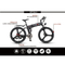 26'' Full Suspension Integrated Wheels Best Electric Mountain Bike