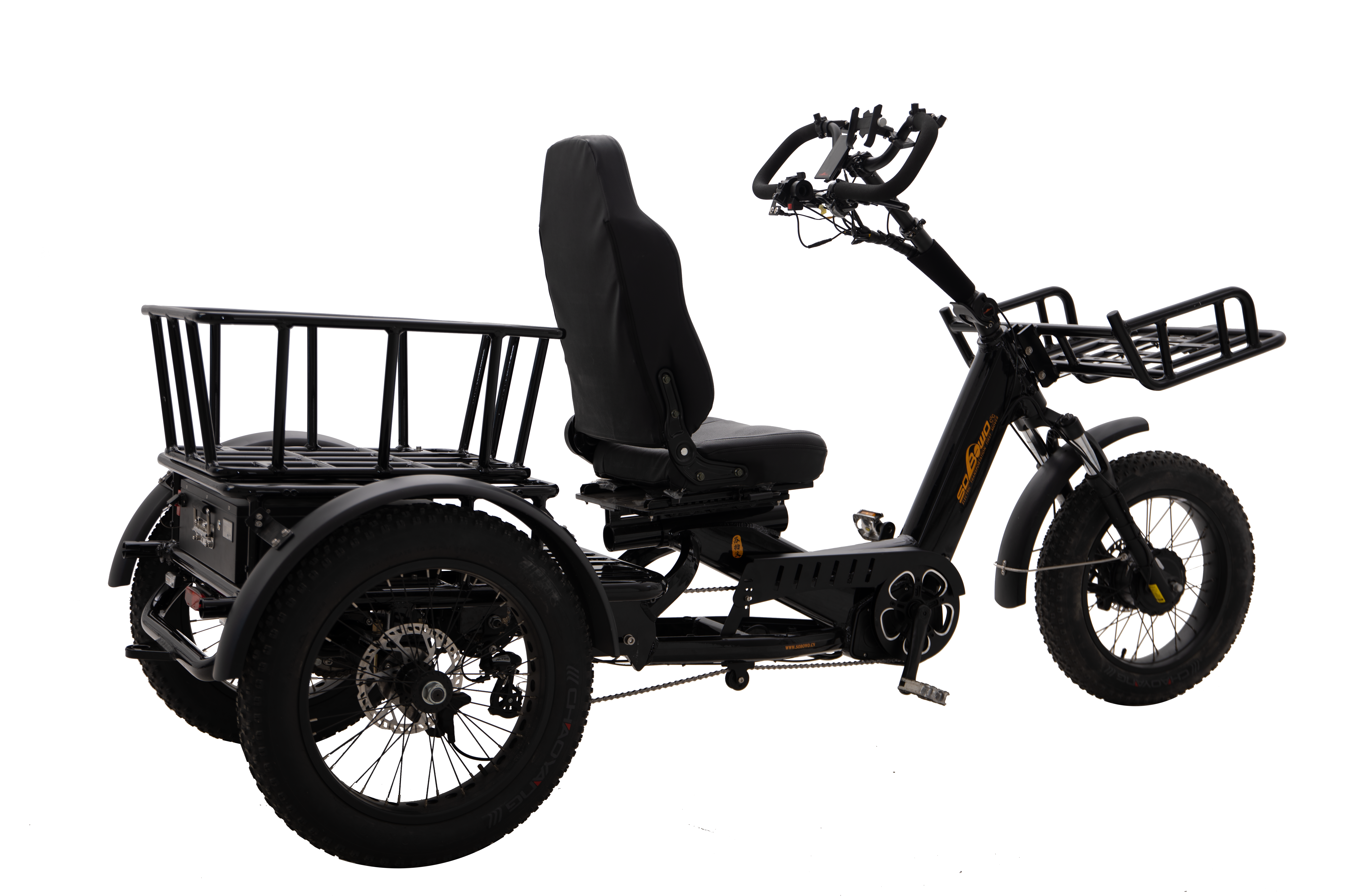 1000W 60Ah Semi-Recumbent Electric Tricycle - Sobowo Mike Destroyer 