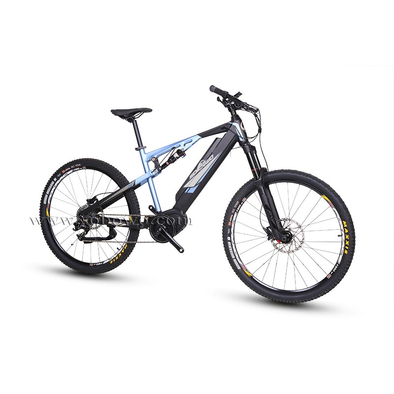 Full Suspension Mid Drive Electric Mountain Bike for Sale