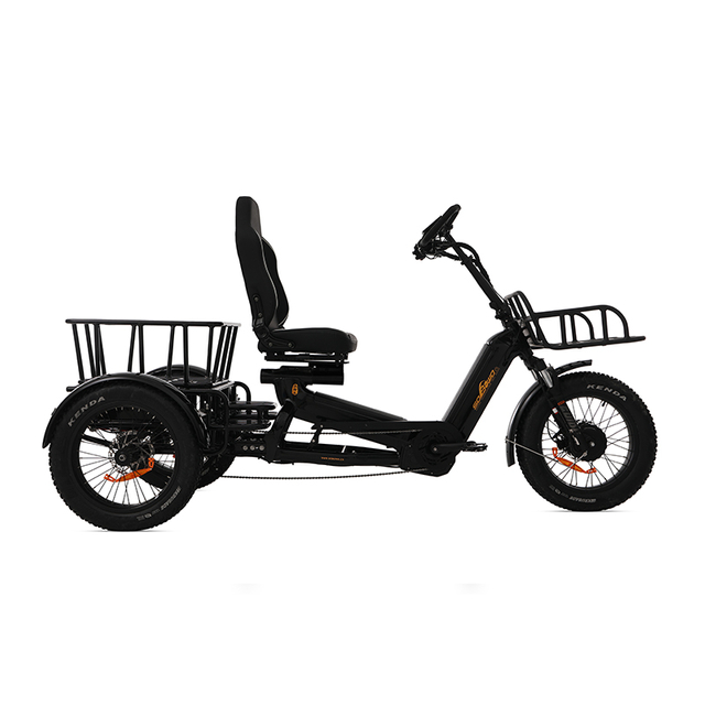 2000W 200Nm Torque 130Ah Semi-Recumbent Electric Tricycle - Sobowo Mike Cruiser 2024