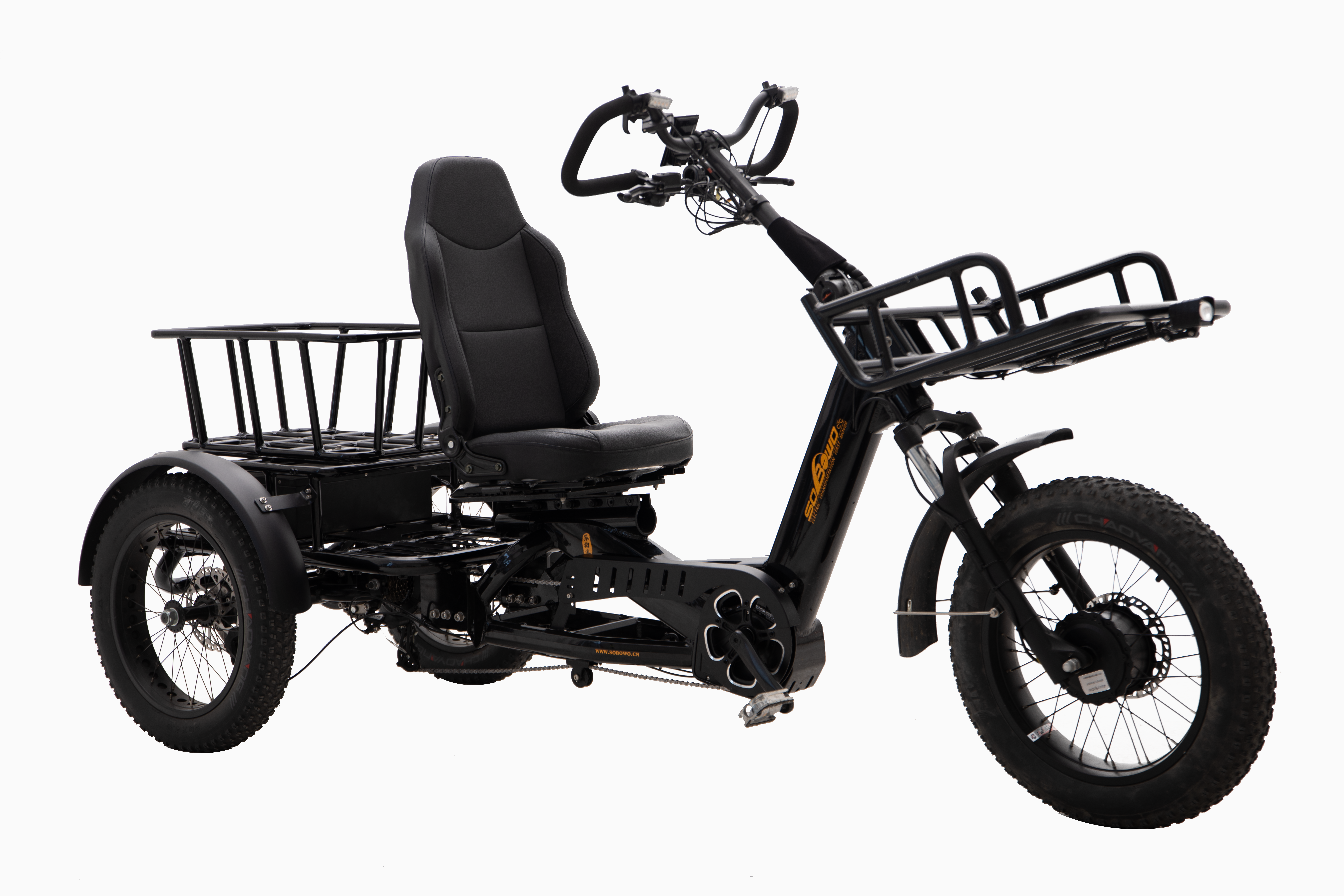 1000W 60Ah Semi-Recumbent Electric Tricycle - Sobowo Mike Destroyer 