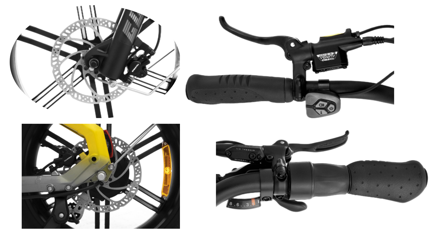 tektro hydraulic disc brake for sobowo W15 electric bike