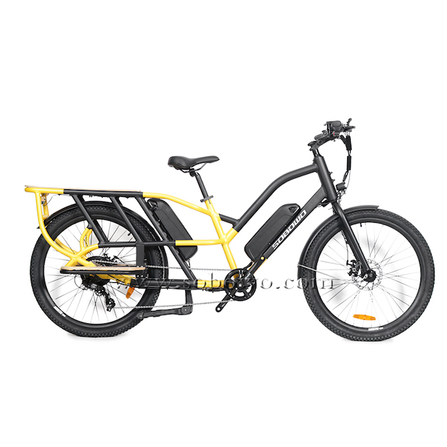 Dual Batteries Longtail Electric Cargo Bike For Sale C19 - Sobowo