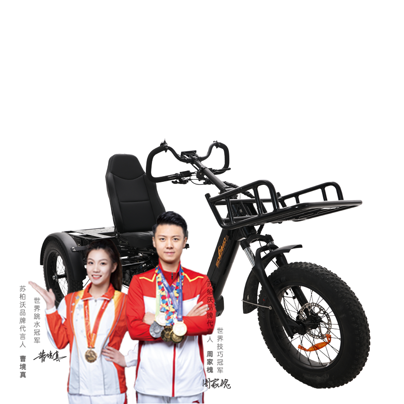 1000W 60Ah Semi-Recumbent Electric Tricycle - Sobowo Mike Destroyer 