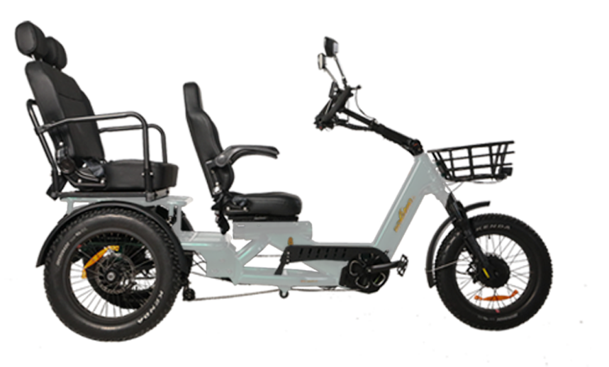 1750W 60Ah Semi-Recumbent Electric Tricycle - Sobowo Mike Destroyer 