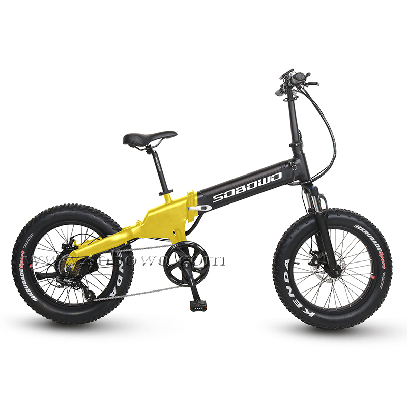 electric folding fat tire bike