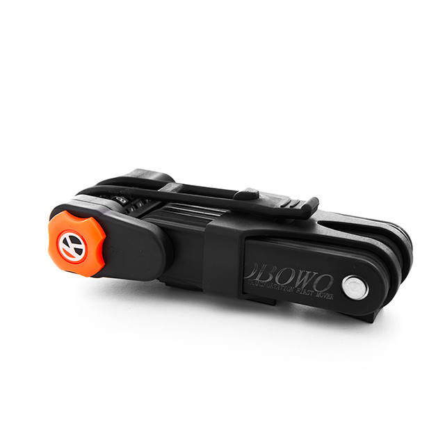 4-Digit Combination Folding Bike Lock for Heavy-Duty Anti-Theft Bicycle Security - Sobowo