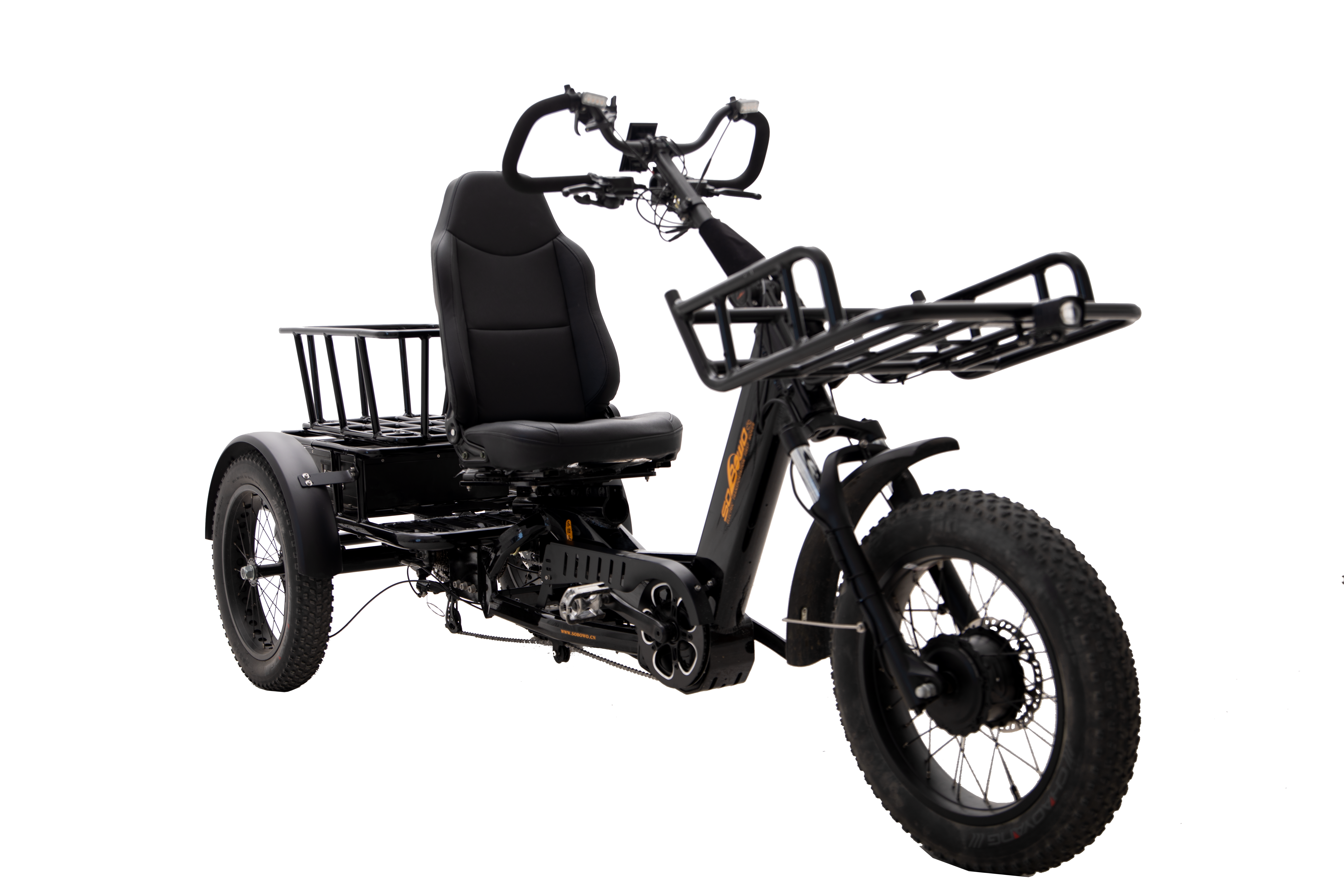 1000W 60Ah Semi-Recumbent Electric Tricycle - Sobowo Mike Destroyer 
